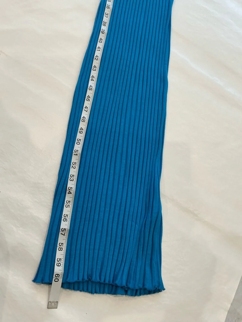 Simon Miller Draco Blue Ribbed Backless Maxi Dress Form Fitting Casual Small - Picture 9 of 11